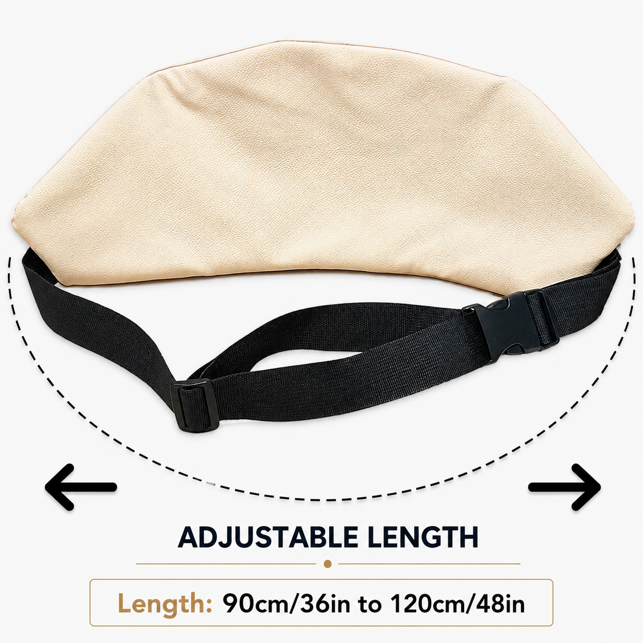 Cross-Border Personalized Belly Bag, Funny Prank Pu Faux Leather Zipper Waist Bag, 2026 New Model Fake Belly Bag Wholesale